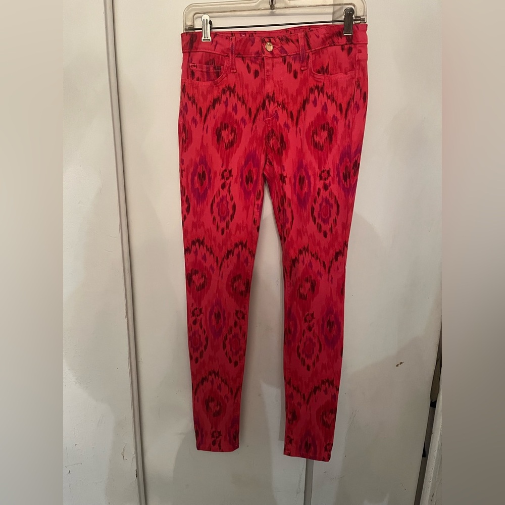 Joe's Ikat skinny Jeans Red